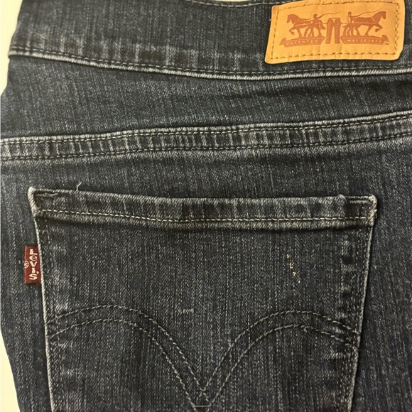 Levi’s 505 Straight Leg Dark Wash Mid Rise Jeans Women's Size 10 - Picture 10 of 10